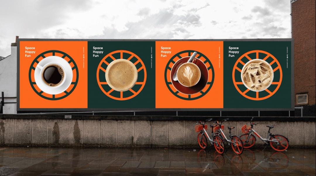 包装别致的咖啡包装欣赏,咖啡包装设计几何风格