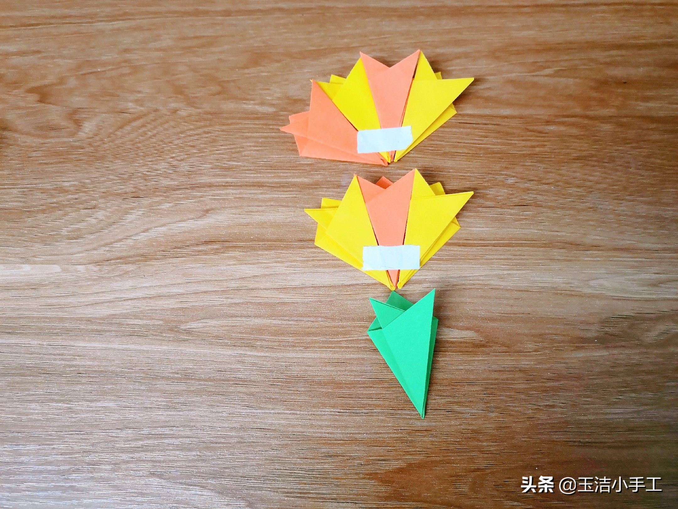 正方形的花束折纸大全简单又漂亮,立体折纸花束大全图解教程