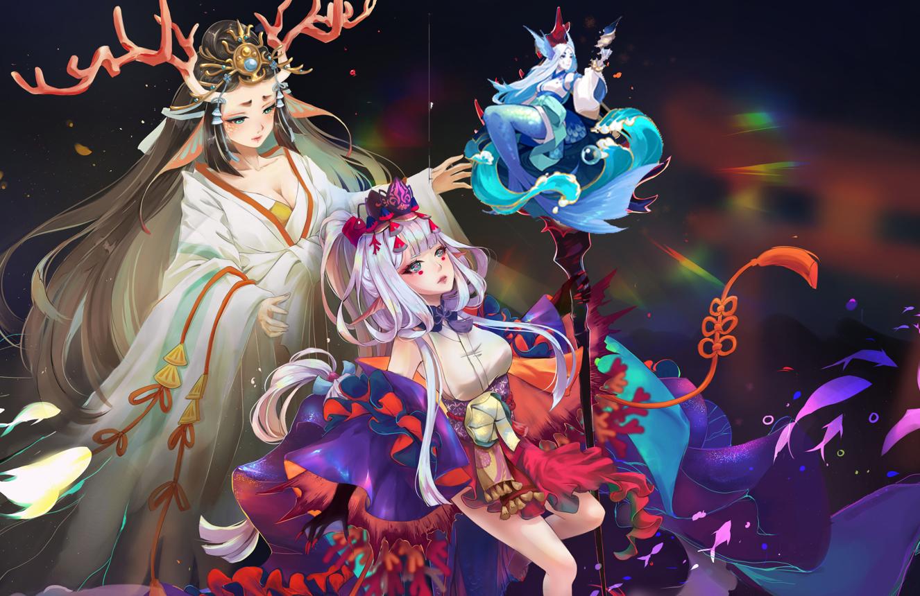 阴阳师千姬机制讲解,阴阳师阎魔加鬼吞阵容