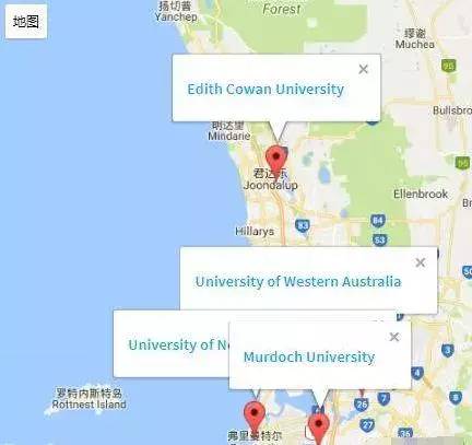 澳洲大学分布图,澳洲大学地理位置怎么样