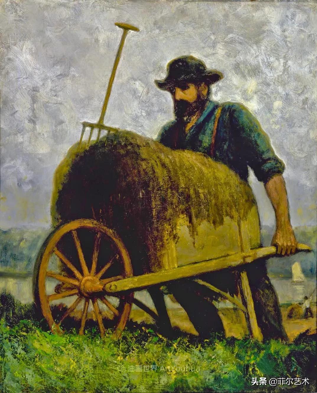 欧洲田园油画风景图片大全,古典油画风景美丽乡村