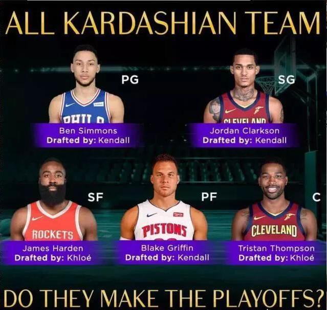 卡戴珊美国风评,美媒评这赛季最佳阵容