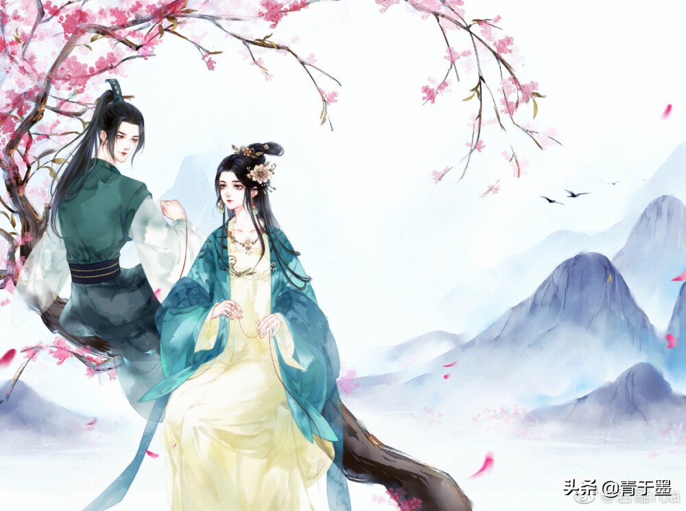 君子于役不问归期女子静候佳音,君子于役陌上桑