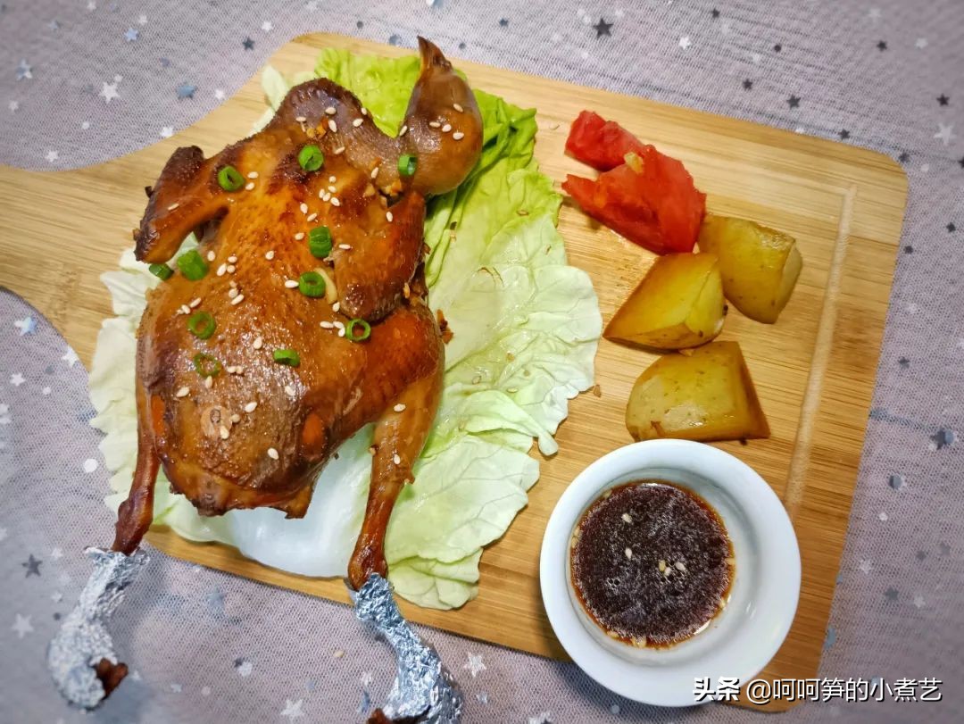 “一鸪顶九鸡”,烤箱蜂蜜鹧鸪,金黄焦脆,鲜嫩多汁,吃了还想吃