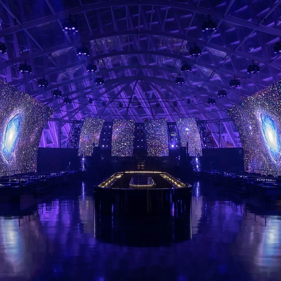 dior杨颖星空裙,dior星空大秀