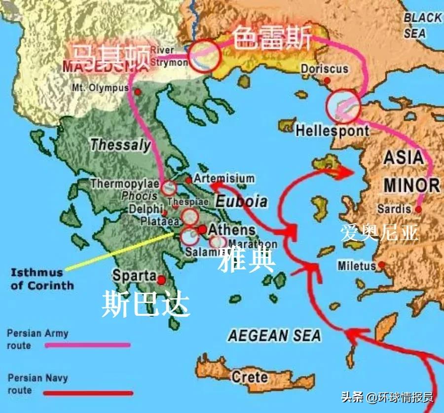 古代希腊雅典城邦,希腊最早的几个本土城邦