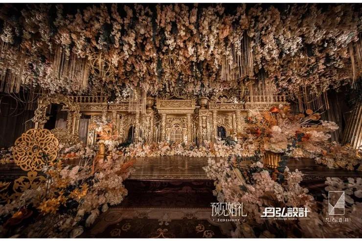 莫奈宫廷风婚礼,神秘梦幻的法式莫奈花园婚礼