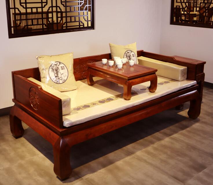 罗汉床与现代家居结合,新中式罗汉床厂家直供多少钱