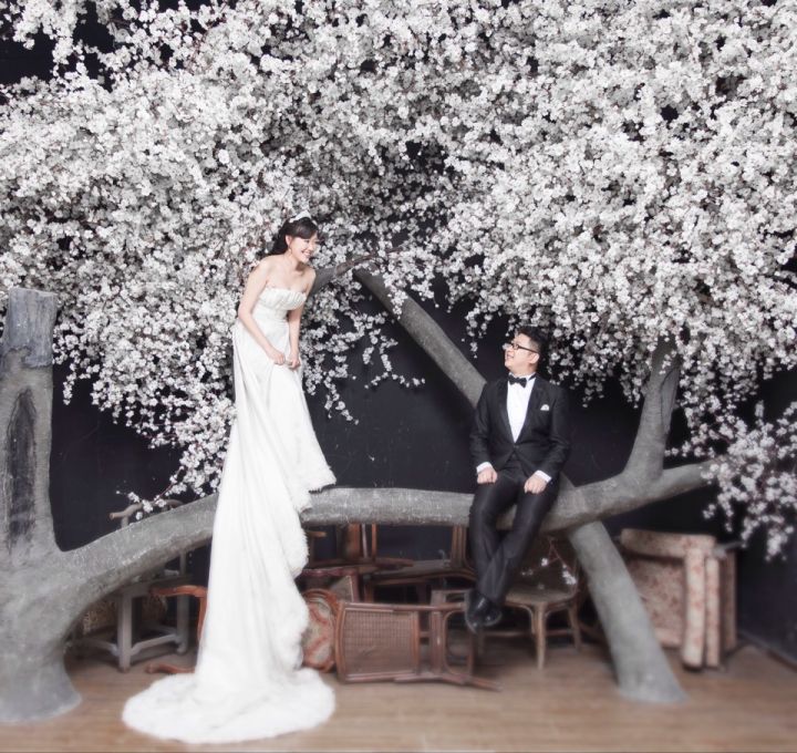 鬼怪婚纱照模板,鬼怪风格的婚纱照