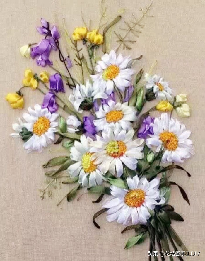 刺绣精美图案,刺绣立体福字