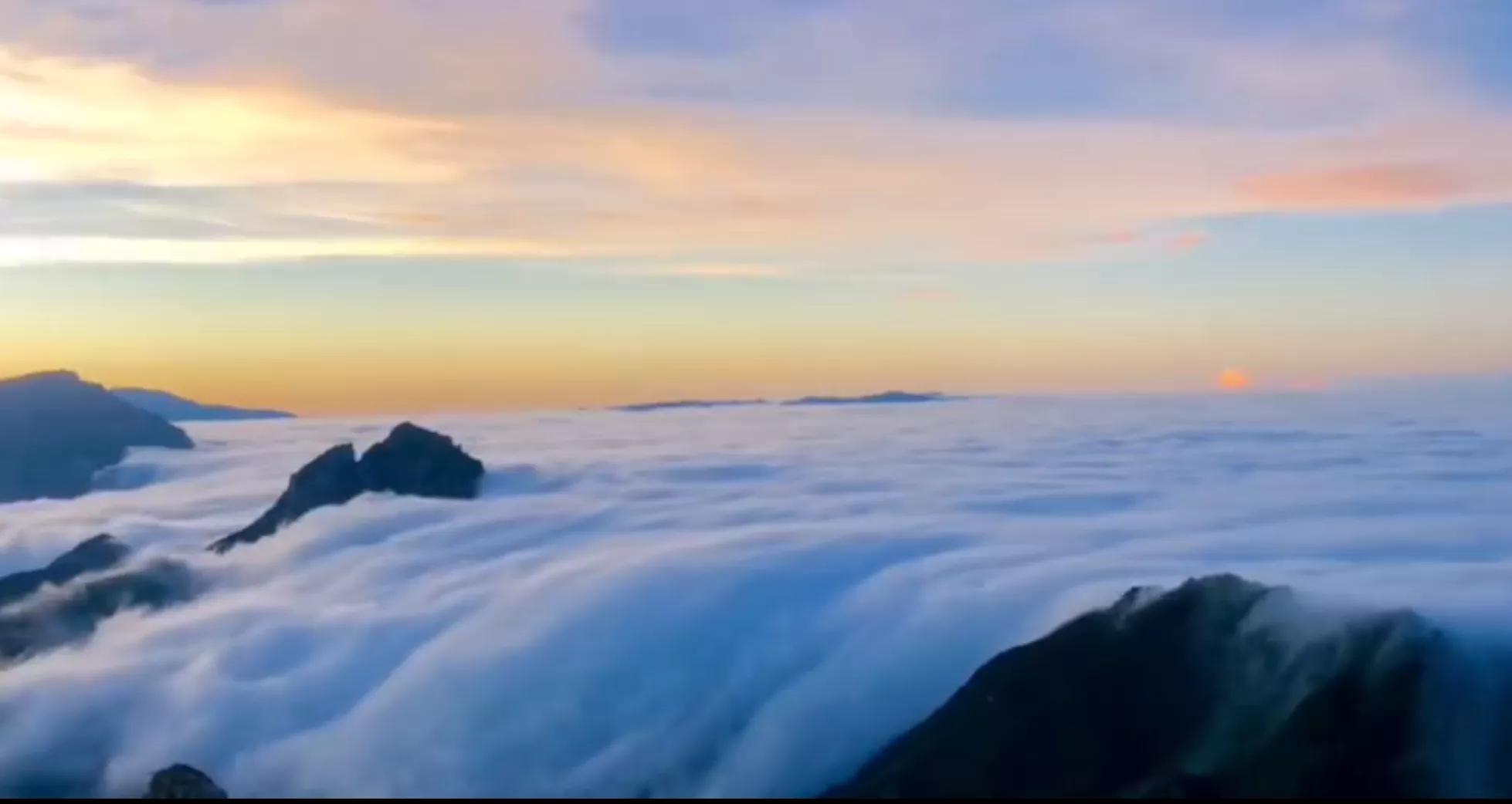 广州莲花山景区,人间仙境莲花山视频