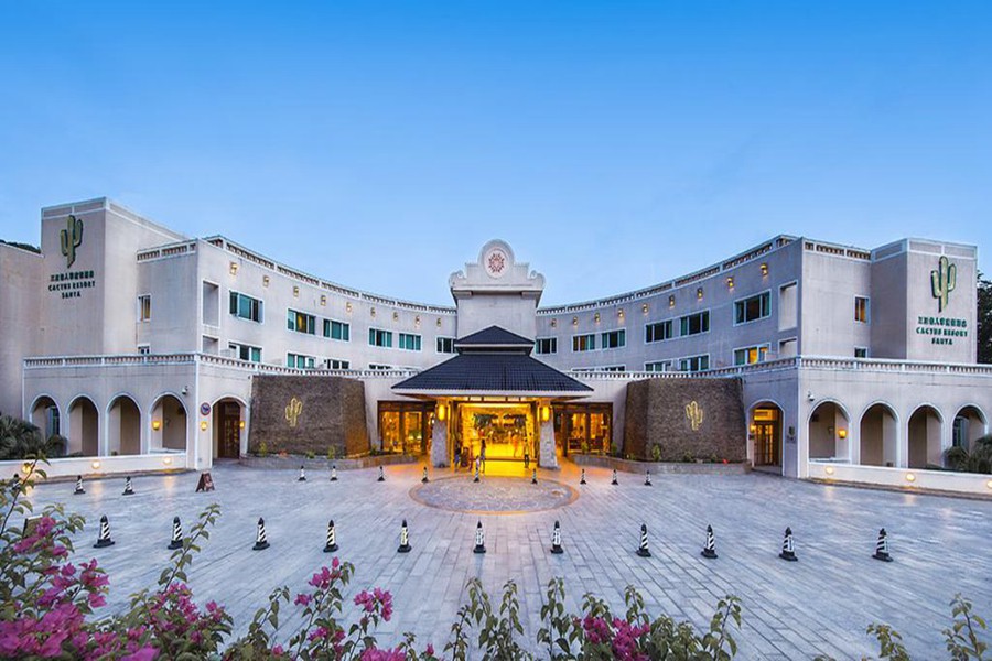 三亚酒店推荐评价,三亚凯莱仙人掌度假酒店平面图