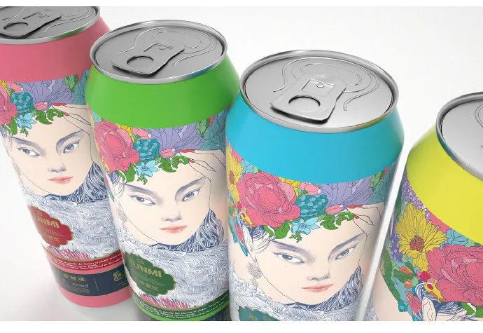 蜂蜜插画包装设计创意,高端蜂蜜产品包装设计