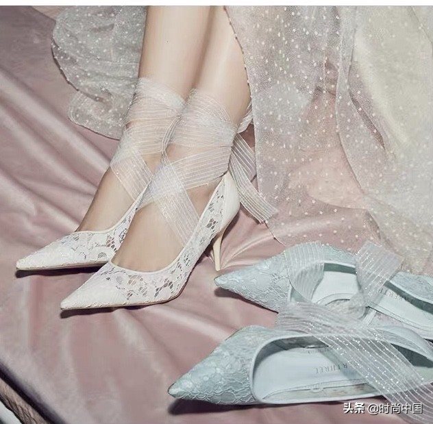 超仙水钻鞋,高级感新娘公主鞋