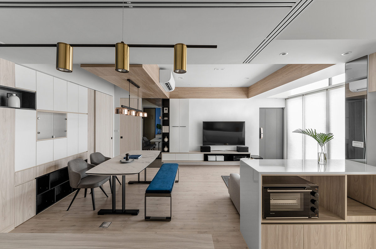 令人愉悦的家居配色,低调舒适质感家居环境