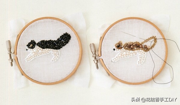 珠子搭配diy手工,超简单珠子做的饰品