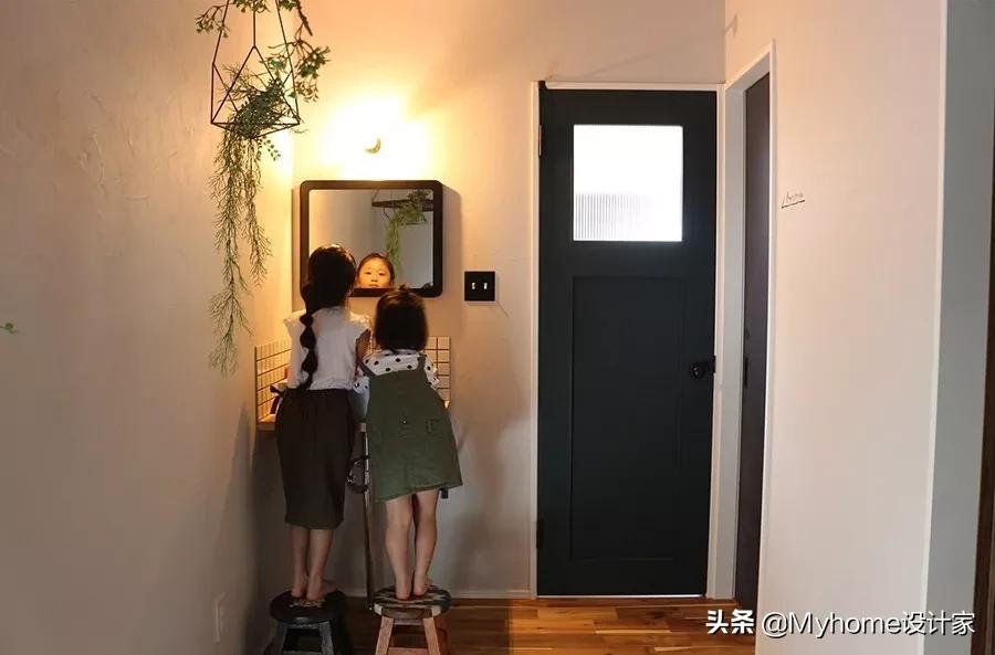 入户玄关处怎么洗手,无玄关进门洗手间