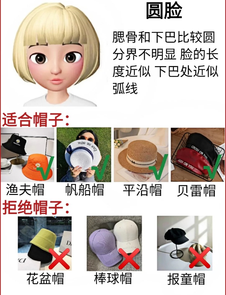 脸大适合戴什么帽子店铺推荐,好看又实用的帽子店铺