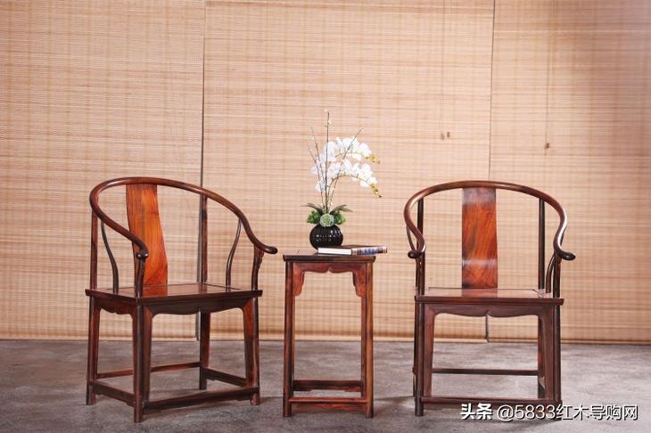 红木家具鉴赏知识讲解,圈椅红木家具