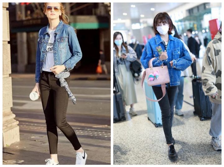 秋季牛仔外套怎么搭配好看,牛仔外套如何搭配春天穿更洋气