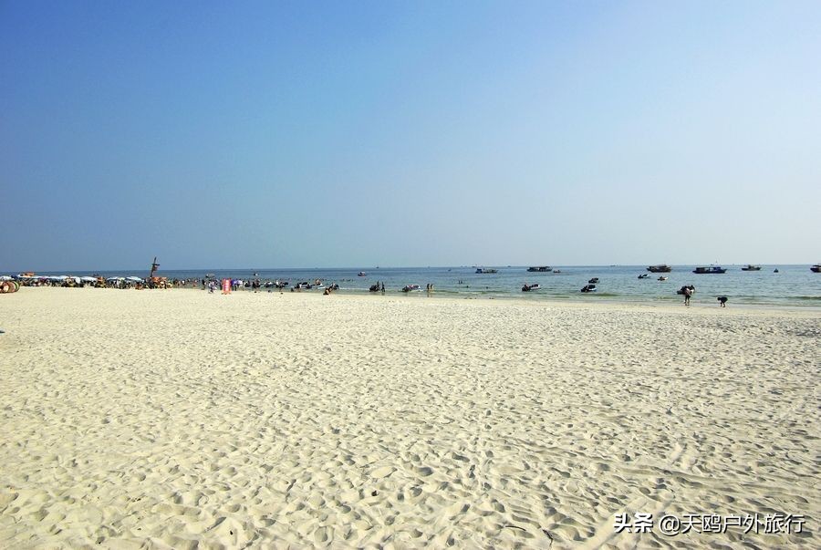 北海银滩蓝色海水在哪里看,北海银沙滩的海水清澈吗