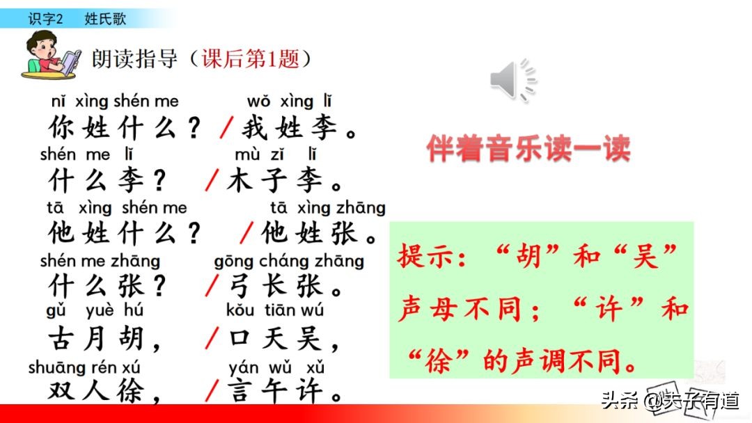 部编语文一年级下册第二课,人教版一年级语文下册第二课讲解