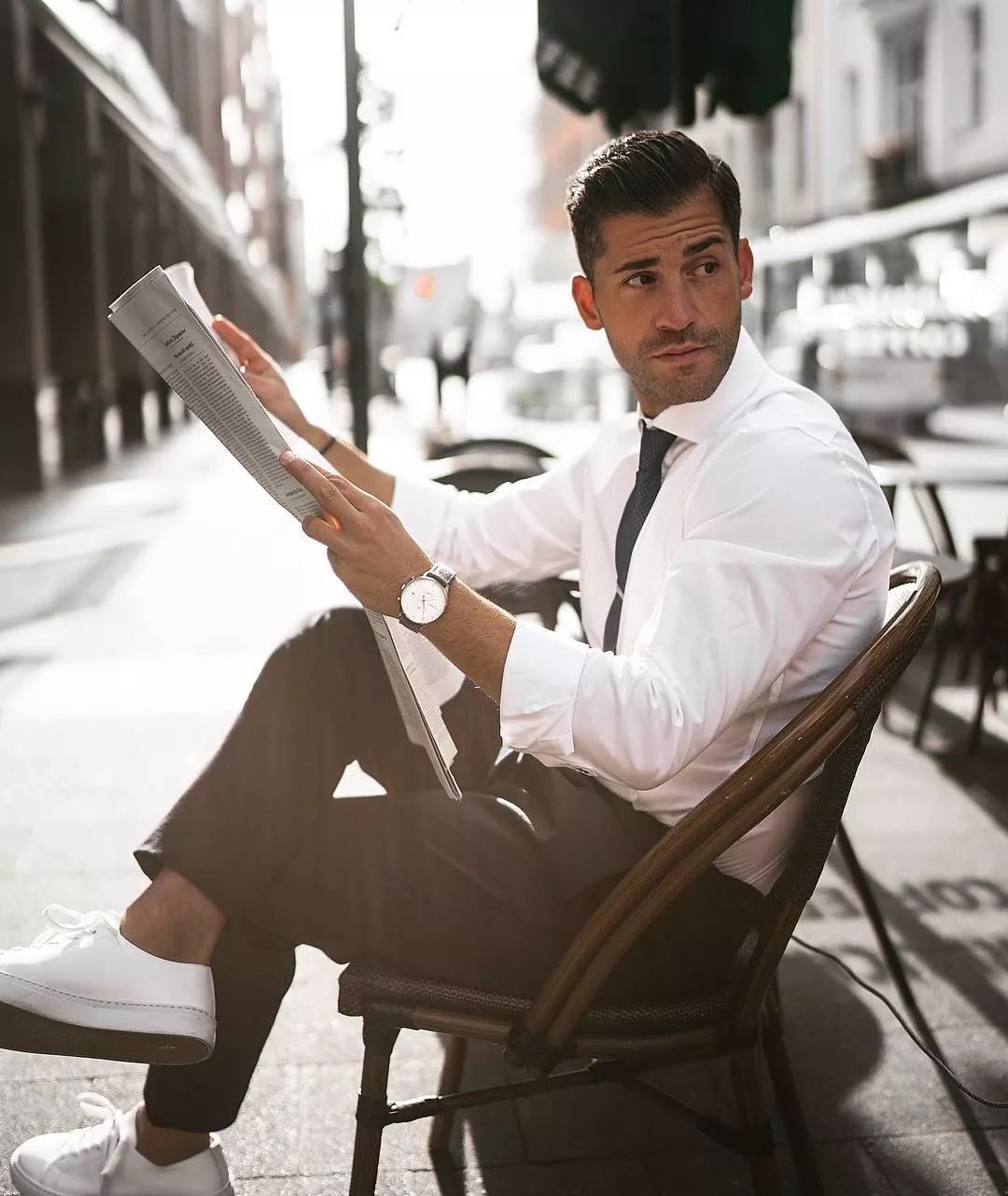 时尚博主kostaWilliams，个子不高，却是穿衣模板