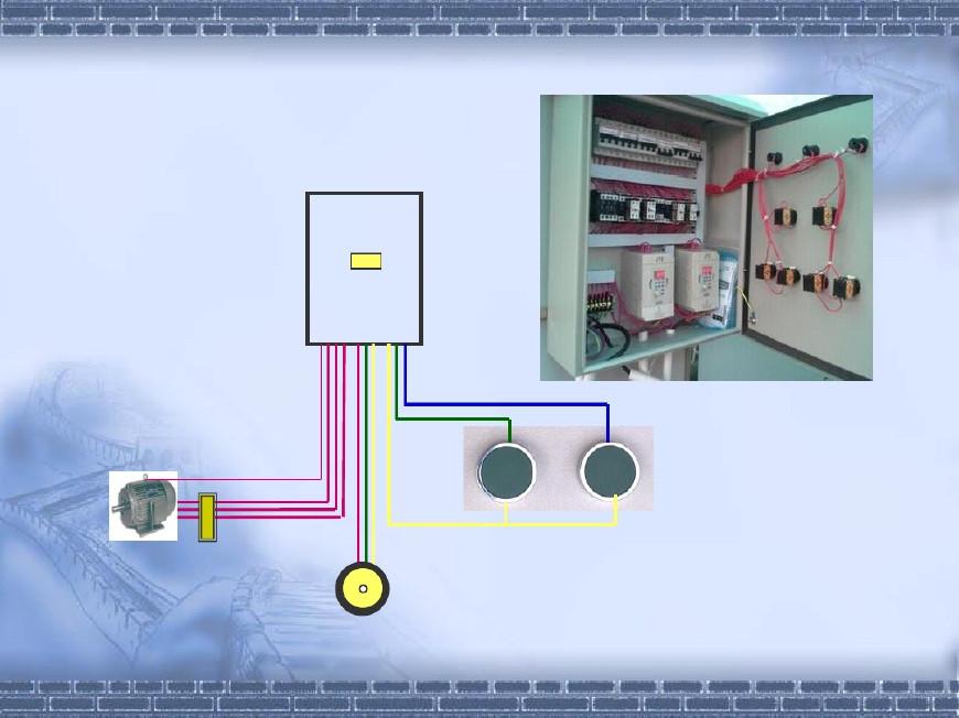电梯变频器原理及接线图,变频器原理及接线图外接电位器