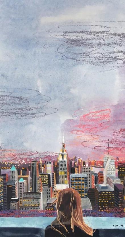 韩国插画师SEULAYI的旅行作品
