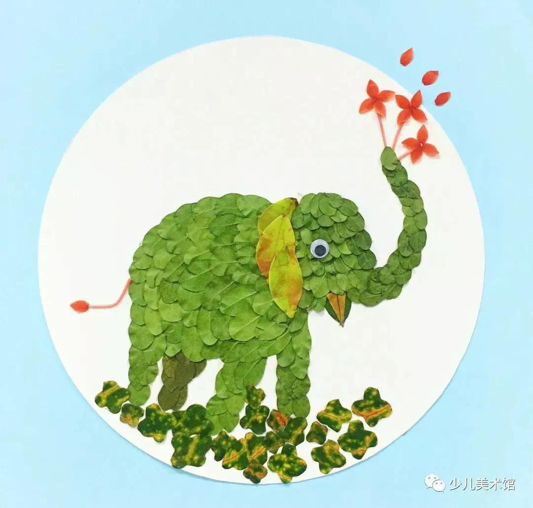 拼贴画创意作品手工小学,拼贴画创意美术教程