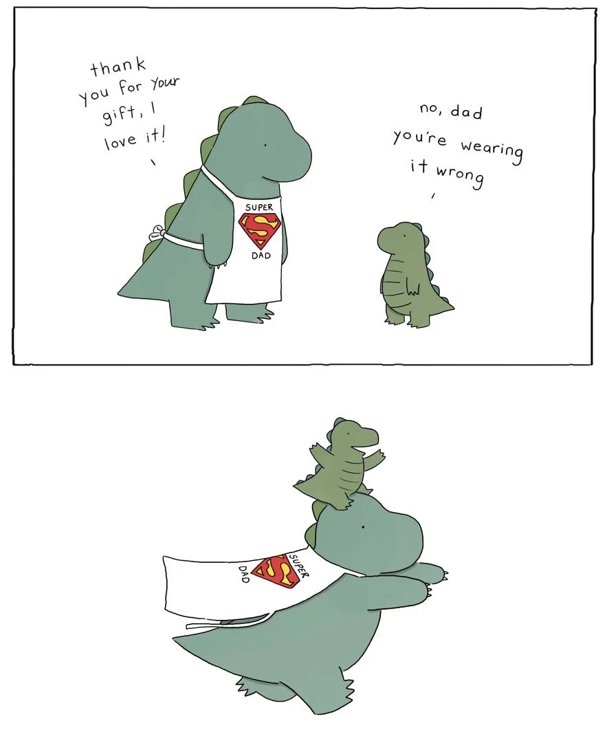 英文治愈系小漫画