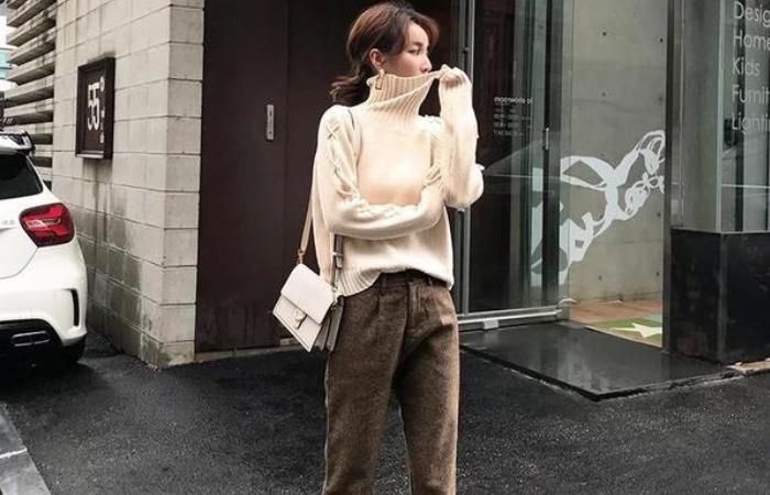 刘雯推荐的女裤,刘雯最新款阔腿裤