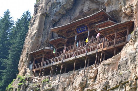 倒悬空寺千年不倒之谜力学的极致表现