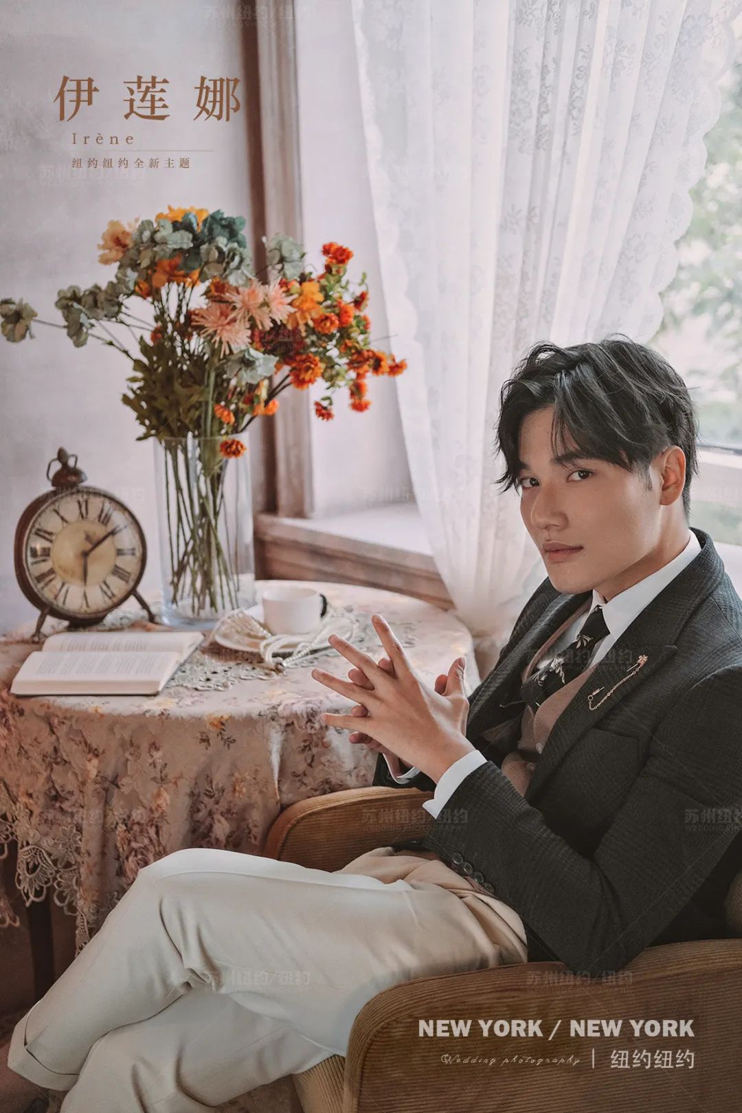 法式复古婚纱照p图,不同风格的优雅复古婚纱照