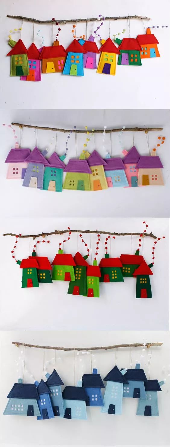 100种创意树枝,幼儿园手工装扮树枝