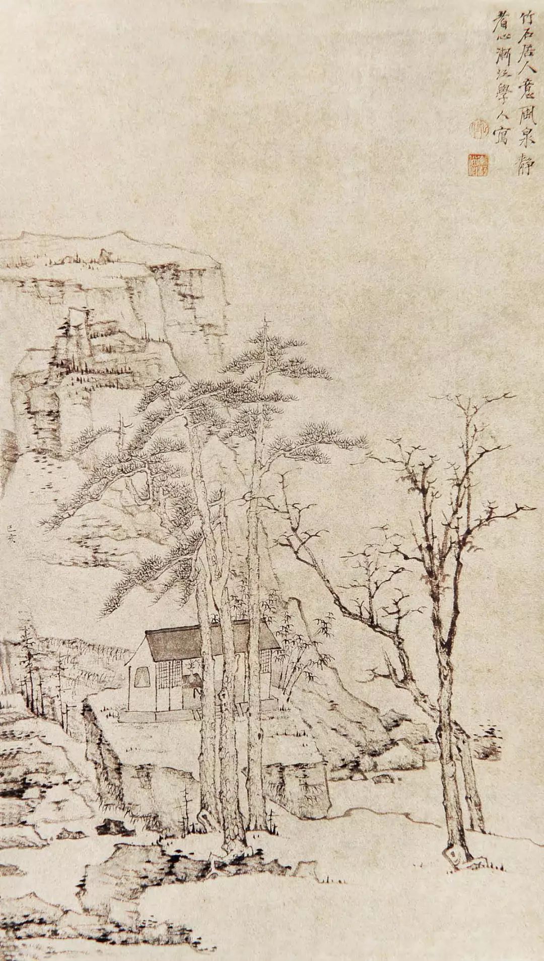 渐江：画禅诗癖足优游，新安画派的开创大师作品欣赏