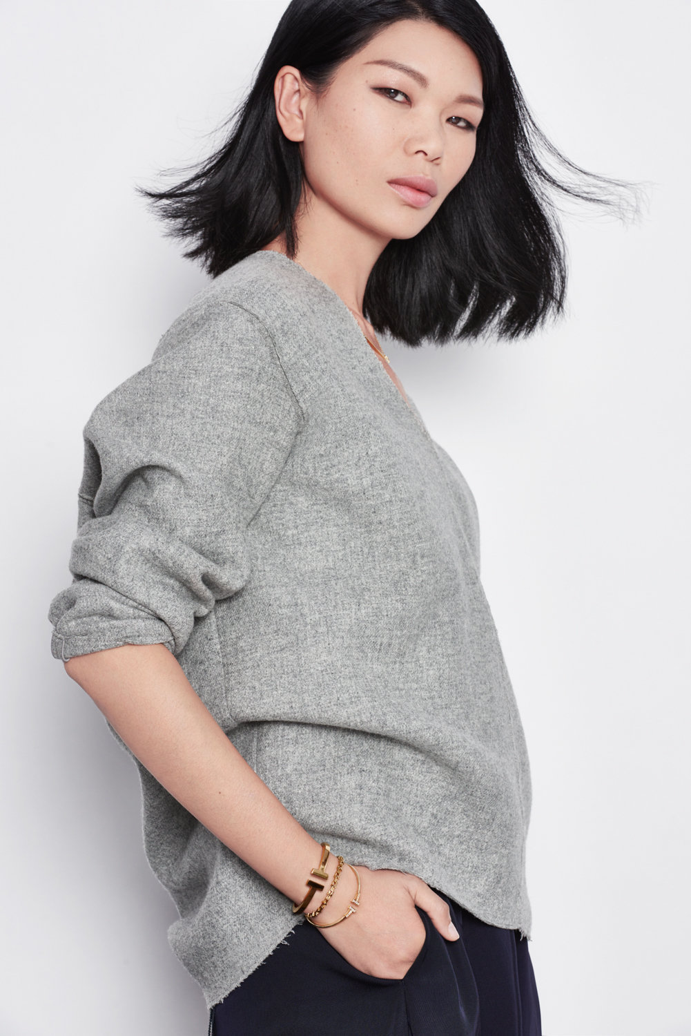 五官好看的脸型特别显老,五官再好看也扛不住秃发