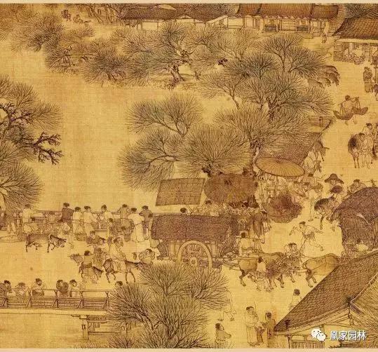 凰家园林,中国风庭院别墅绘画