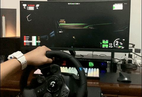 罗技g923力反馈方向盘 (开箱体验罗技g923赛车方向盘)