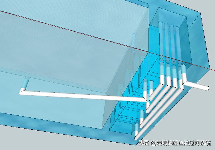 锦鲤露天鱼池生态沼泽过滤系统,锦鲤鱼池过滤系统多长时间清洗