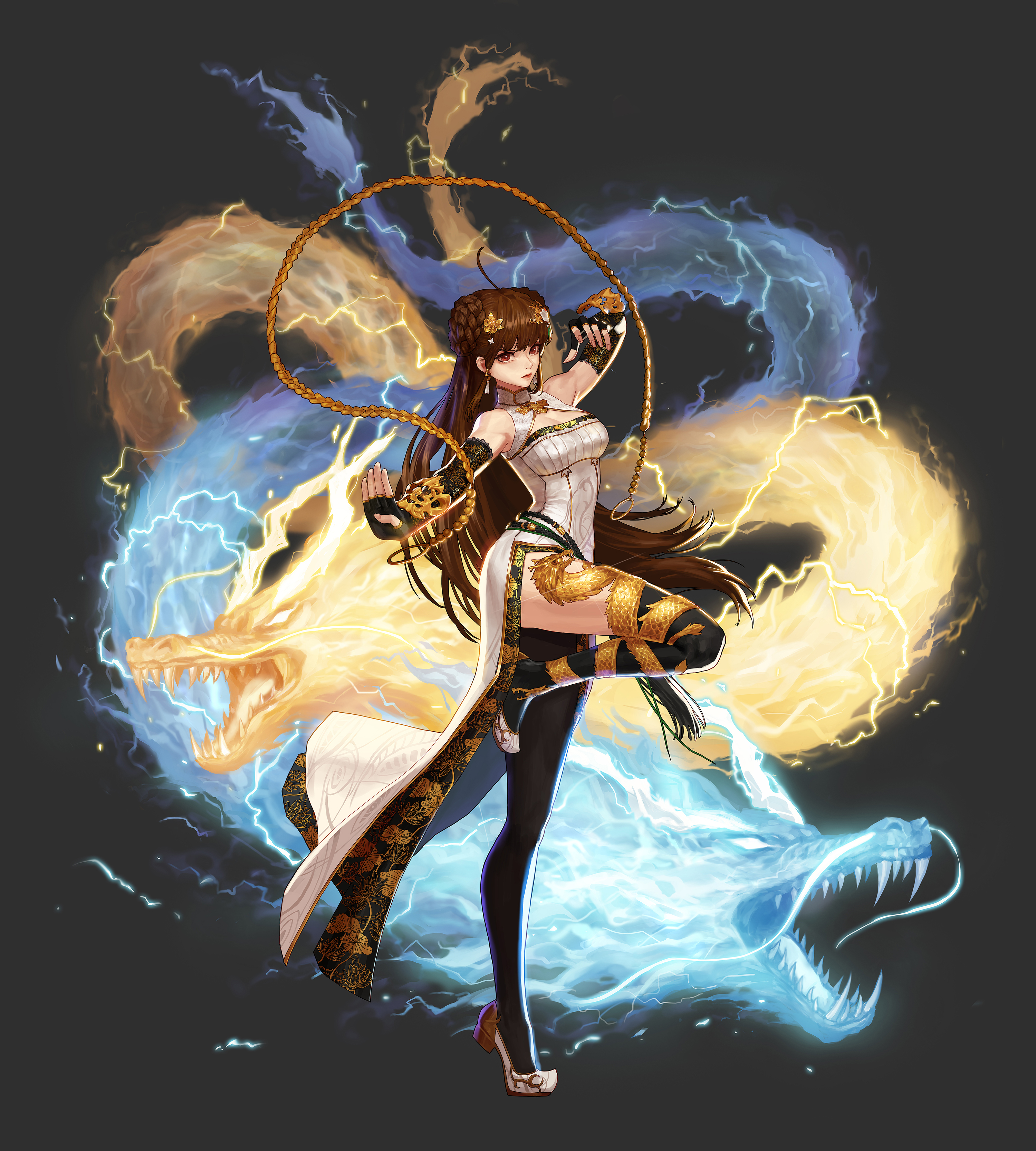 dnf2023女格斗三觉外观展示,dnf女格斗三觉原声