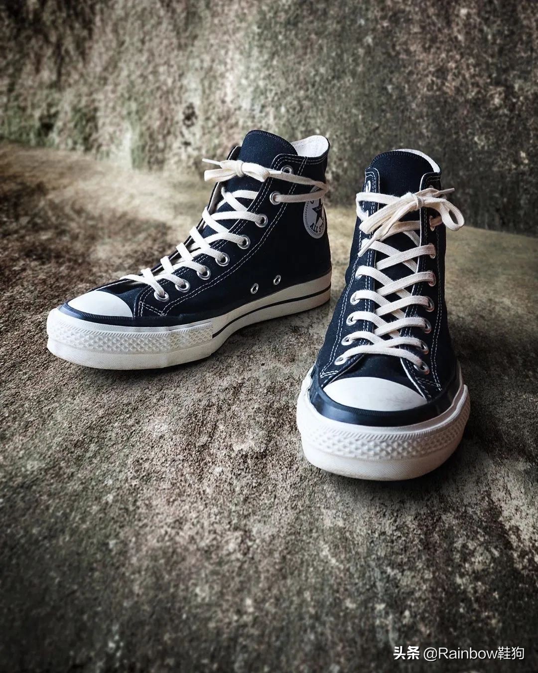 匡威和play联名的蓝色高帮,匡威联名converse羽绒服