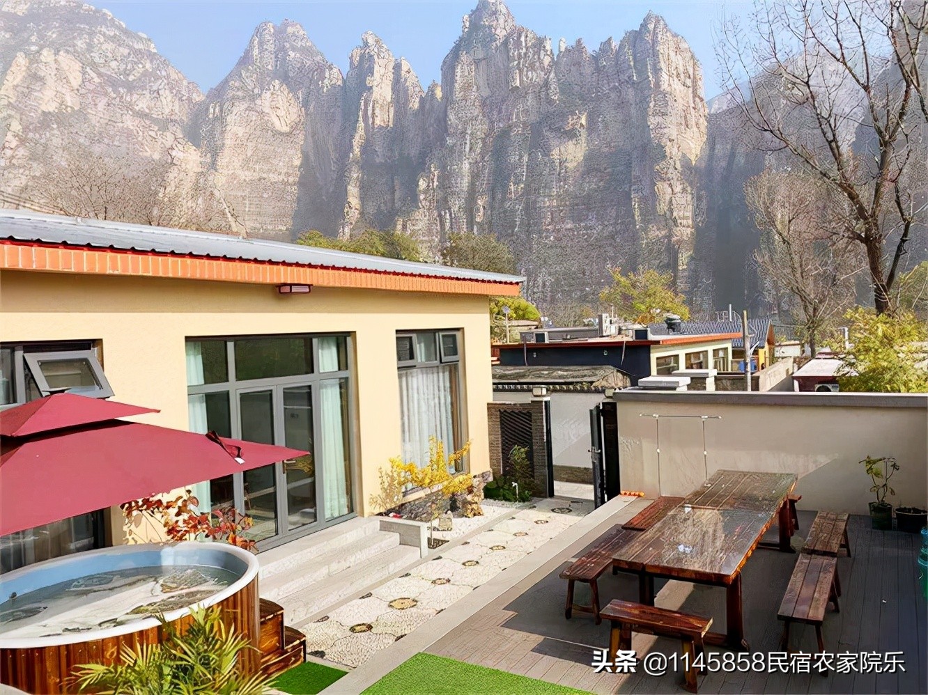 北京十渡山水民宿,北京十渡涵香山居民宿