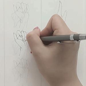 动漫人物只画一个头,大头动漫人物绘画