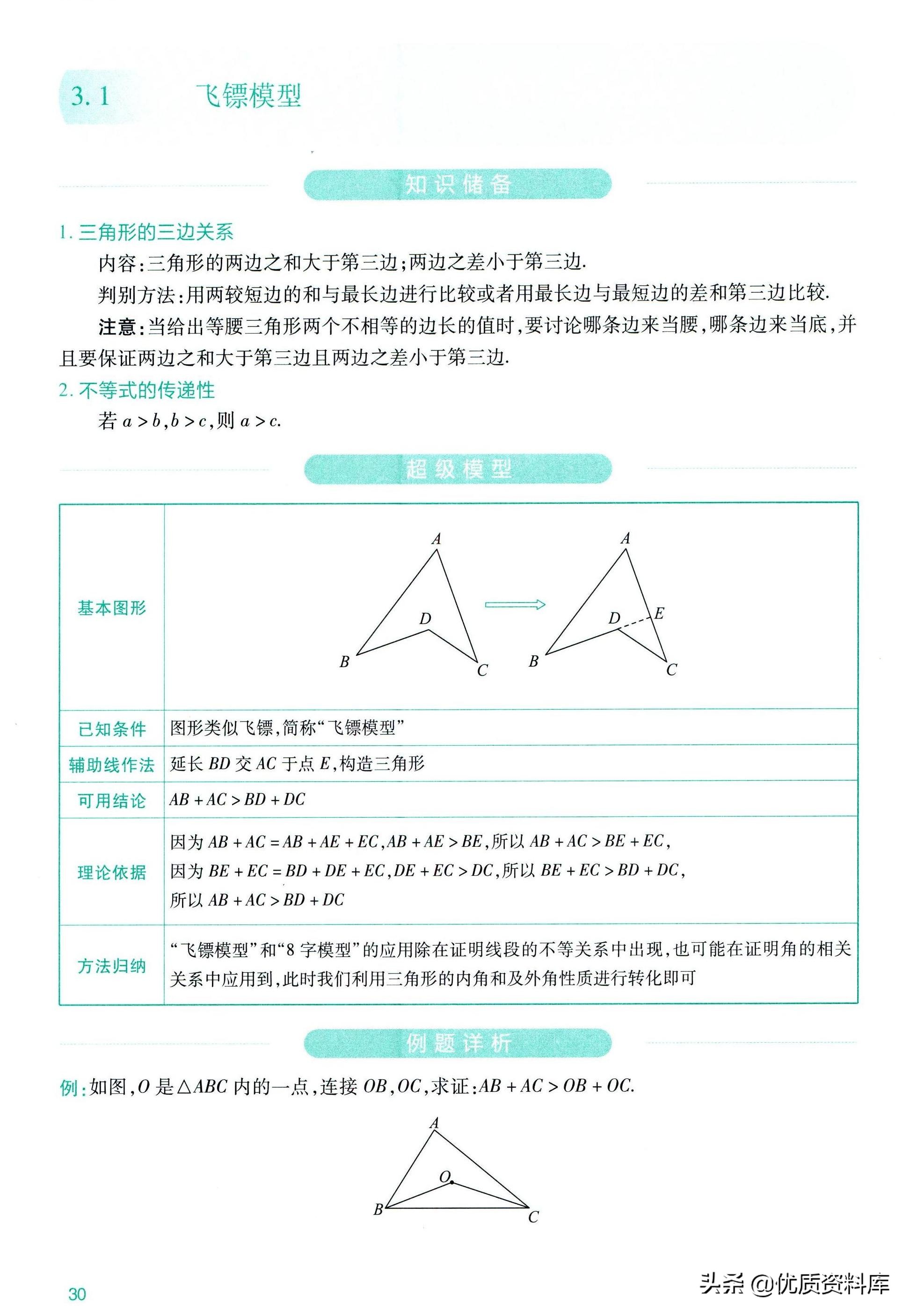 初中数学几何辅助线技巧大全干货,初中数学几何辅助线技巧讲解