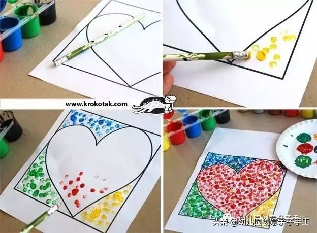 幼儿美术涂鸦1岁,10岁幼儿美术作品创意画