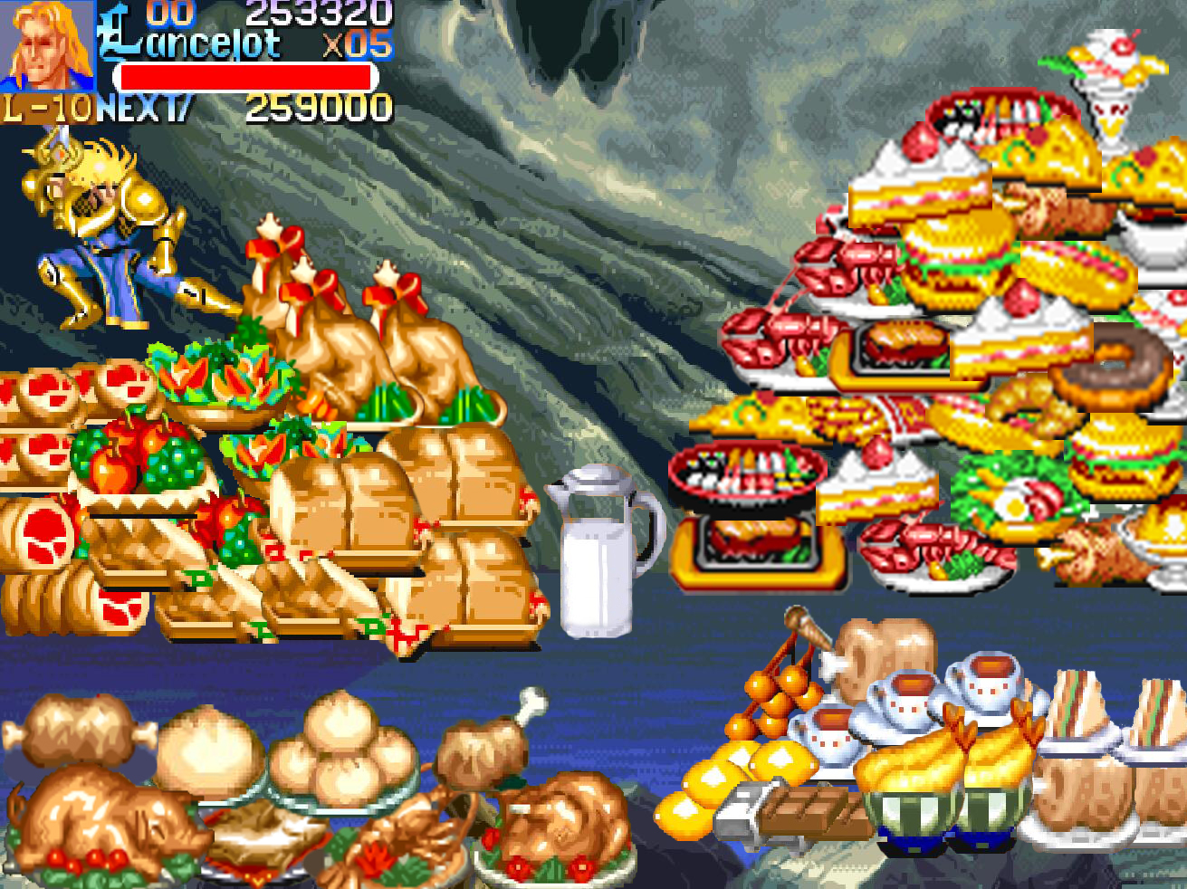 街机游戏另类食物,街机游戏十大解气招式