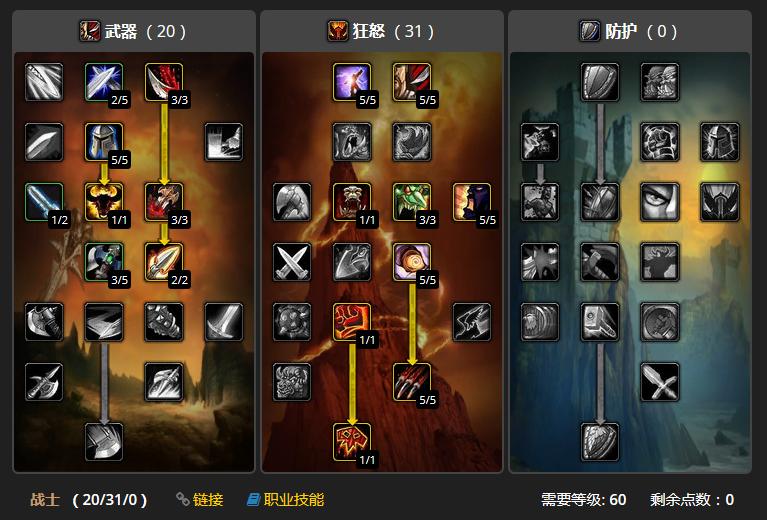 怀旧服tbc增强萨练级天赋,魔兽世界怀旧服战士升级攻略天赋