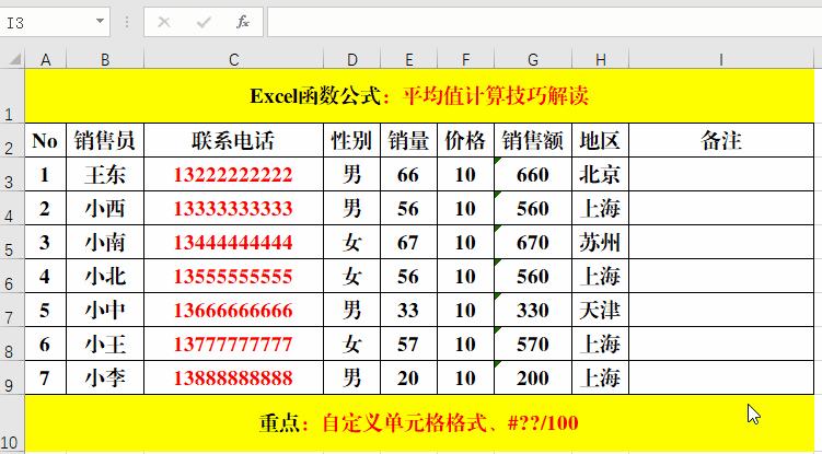 关于excel数字格式的自定义技巧,excel数字格式图解