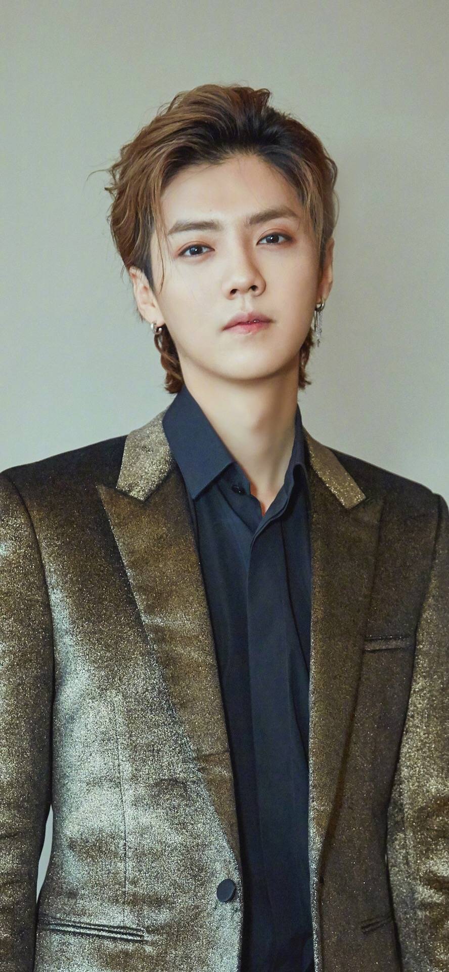 鹿晗勋章歌词壁纸图片,鹿晗手机壁纸主题锁屏